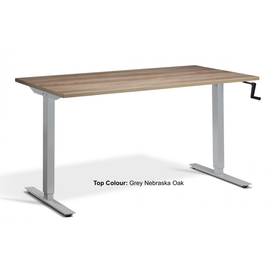 Solo Manual Height Adjustable Desk